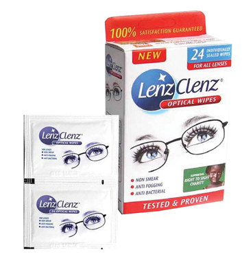 Acana Lenz Clenz Optical Wipes 24 Pack