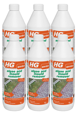 Case of 6 x HG Hagesan Algae and Mould Remover 1 Litre