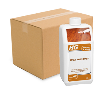 Case of 6 x HG Hagesan Parquet, Wooden Floor and Hardwood Wax Remover