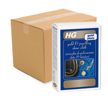 Case of 6 x HG Hagesan Gold and Jewellery Shine Cloth