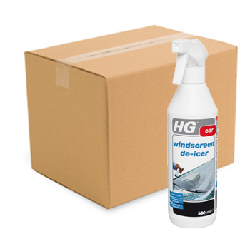 Case of 6 x HG Windscreen De-Icer 500ml