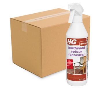 Case of 6 x HG Hagesan Hardwood Garden Furniture Colour Renovator