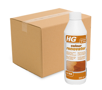 Case of 6 x HG Hagesan Parquet and Wood Colour Renovator 500ml