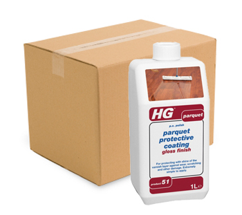 Case of 6 x HG Parquet Protective Coating Gloss Finish (P.E Polish)