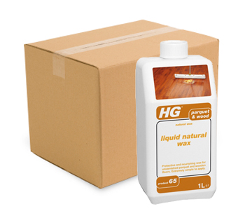 Case of 6 x HG Parquet Liquid Natural Wax