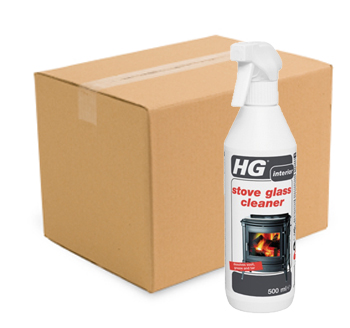 Case of 6 x HG Hagesan Stove Glass Cleaner