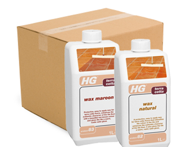 Case of 6 x HG Hagesan Terracotta Wax - Natural