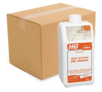 Case of 4 x HG Shine Restoring Tile Cleaner (Shine Cleaner) 5 litre