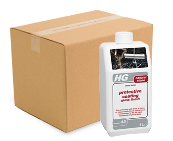 Case of HG Natural Stone Protective Coating Gloss Finish 1 Litre