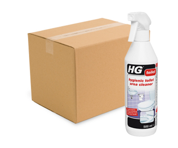 Case of 6 HG Hagesan Hygienic Toilet Area Toilet Cleaner