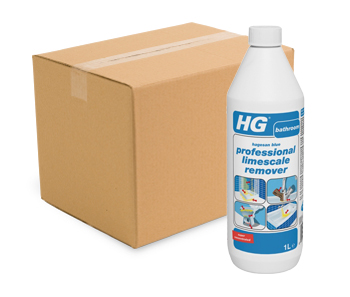 Case of 6 x HG Blue Professional Limescale Remover 1 Litre