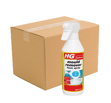 Case of 6 x HG Hagesan Mould Remover Foam Spray 500ml