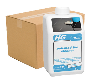 Case Of 6 x Polished Tile Cleaner (HGP18) 1 Litre