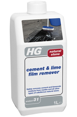 HG Marble and Natural Stone Cement and Lime Film Remover 1L